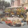 Disneyland Amusment Park Flower Mart on Main Street Vintage Postcard AA83791