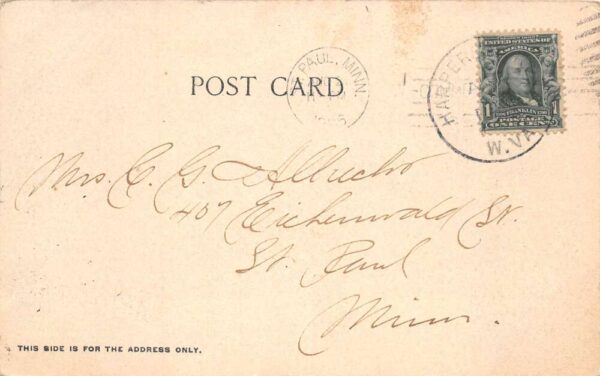 Harpers Ferry Virginia US Armory Buildings Birds Eye View Postcard AA83793 - Image 2