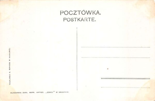 Polish Missionary Teaching Children Sign of the Cross Religious PC AA83796 - Image 2