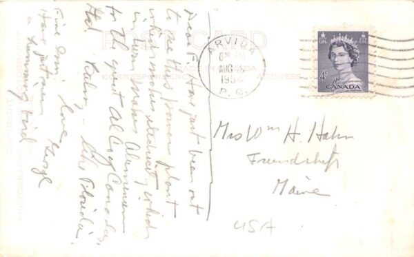 Arvida Quebec Canada Shipshaw Power House Real Photo Vintage Postcard AA83804 - Image 2