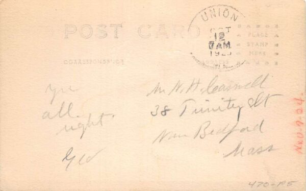Union Maine Street Scene Real Photo Vintage Postcard AA84012 - Image 2