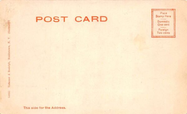 Middletown New York O and W Railroad Restaurant Interior View Postcard AA84083 - Image 2