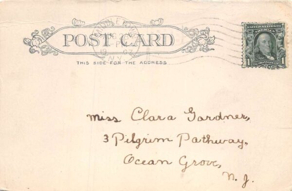Middletown New York Roman Catholic Church and School Vintage Postcard AA84095 - Image 2