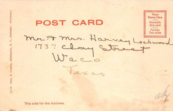 Middletown New York Birds Eye View Vintage Postcard AA84096 - Image 2