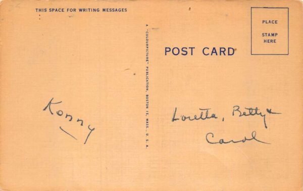 Tompkinsville Maryland Greetings Check List Vintage Postcard AA84111 - Image 2