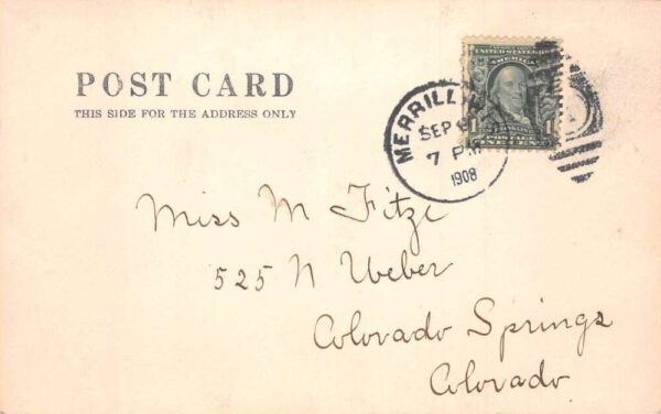 Merrill Wisconsin Log Drive Scene Logging Real Photo Vintage Postcard AA84239 - Image 2