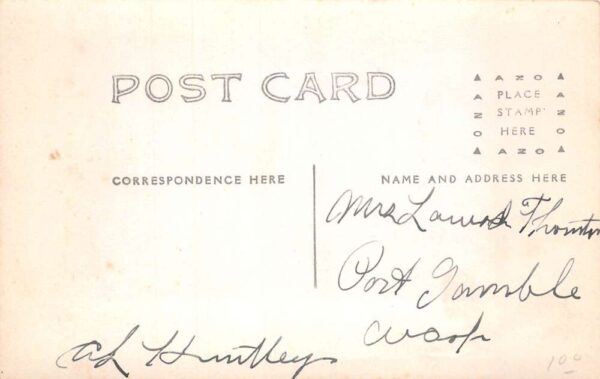 North Culter Maine Burham's Mill Real Photo Vintage Postcard AA84272 - Image 2
