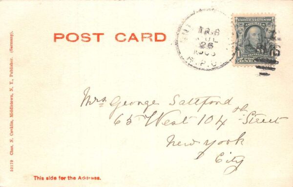 Middletown New York James Street Vintage Postcard AA84277 - Image 2