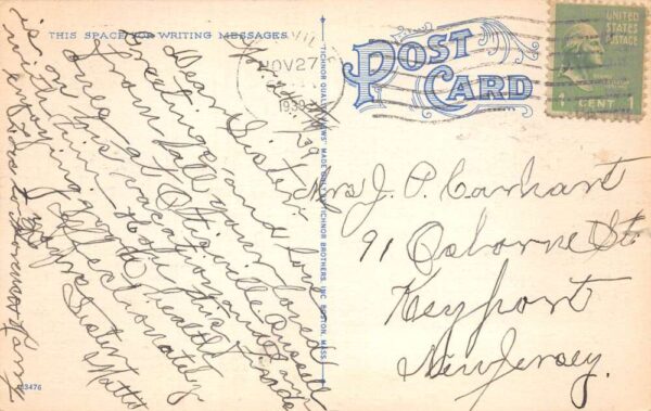 Middletown New York Greetings Roadway Scenic Vintage Postcard AA84309 - Image 2