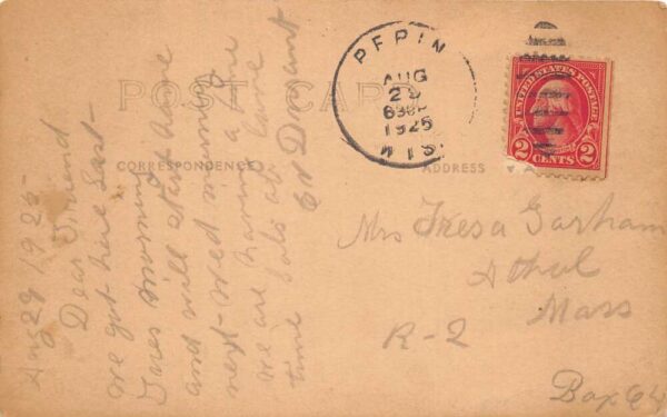 Lake Pepin Wisconsin Scenic View Real Photo Vintage Postcard AA84366 - Image 2
