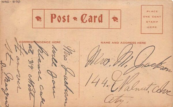 Washington D.C Bliss Party, Seeing Washington By Auto, Vintage Postcard U18413 - Image 2