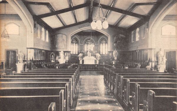 Staten Island New York Chapel, Mt. St. Michael, Green Ridge, Vintage PC U14313