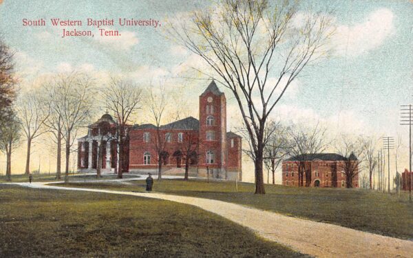 Jackson Tennessee South Western Baptist University, Color Lithograph PC U14795