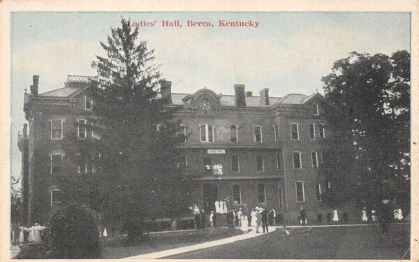 Berca Kentucky Ladies' Hall, Sky Tinted Vintage Postcard U14846