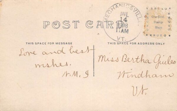Mechanicsville Vermont Star Lake Scenic View Real Photo Postcard AA76771 - Image 2