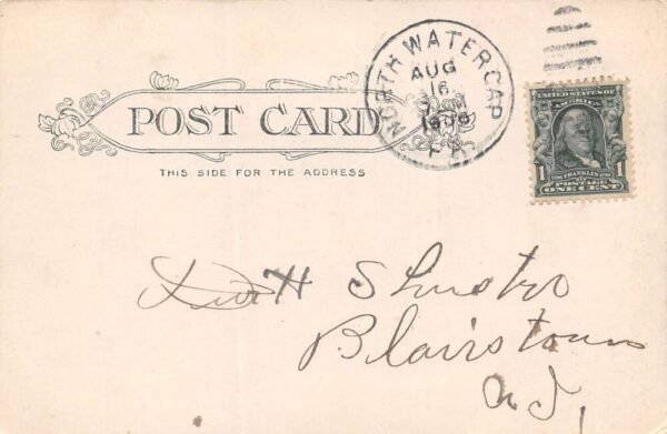 Stroudsburg Pennsylvania Electric Light & Power Dam, Undivided, PC U15056 - Image 2