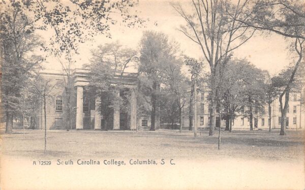 Columbia South Carolina, South Carolina College, Rotograph Co., Postcard U15144