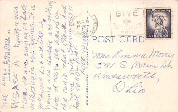 Malvern Arkansas Acme Brick Co Perla Plant Vintage Postcard AA76896 - Image 2