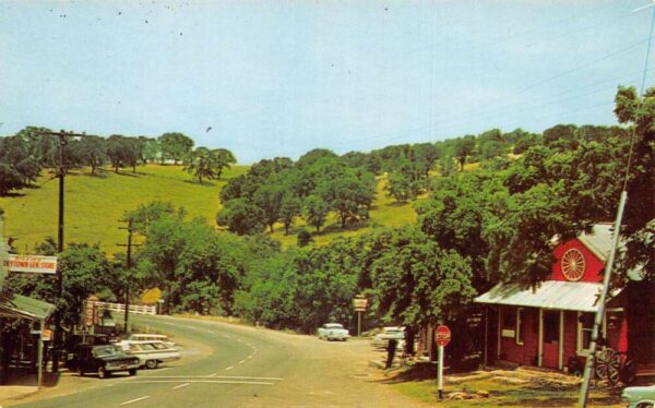 Drytown California Street Scene Vintage Postcard AA76900