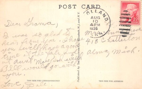 Rockville Connecticut Crystal Lake Sandy Beach Shore Line Postcard AA76904 - Image 2