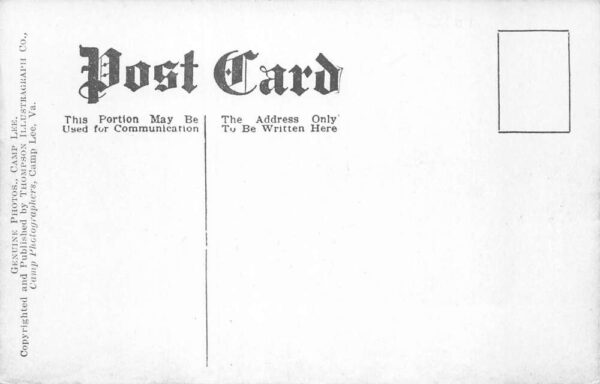 Camp Lee Virginia Cooks and Bakers School Bread Inspection Postcard AA76908 - Image 2
