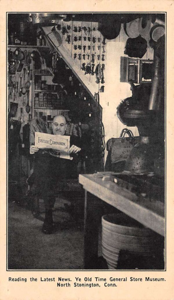 North Stonington Connecticut Ye Old Time General Store Museum Postcard AA76939