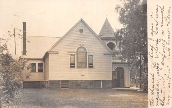 Cleveland Ohio Church Exterior View Real Photo Postcard AA76944