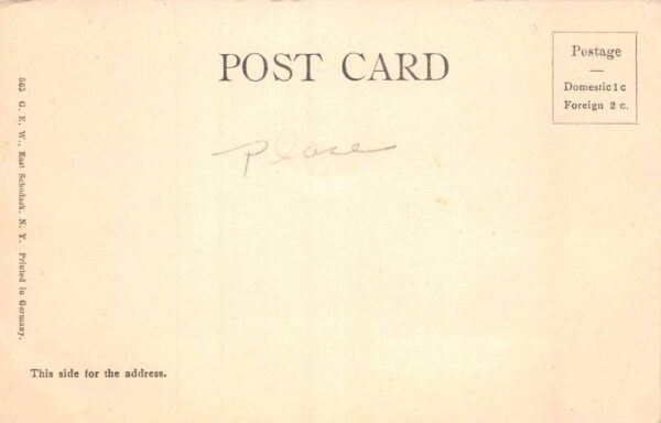 East Schodack New York Park Place Vintage Postcard AA76954 - Image 2