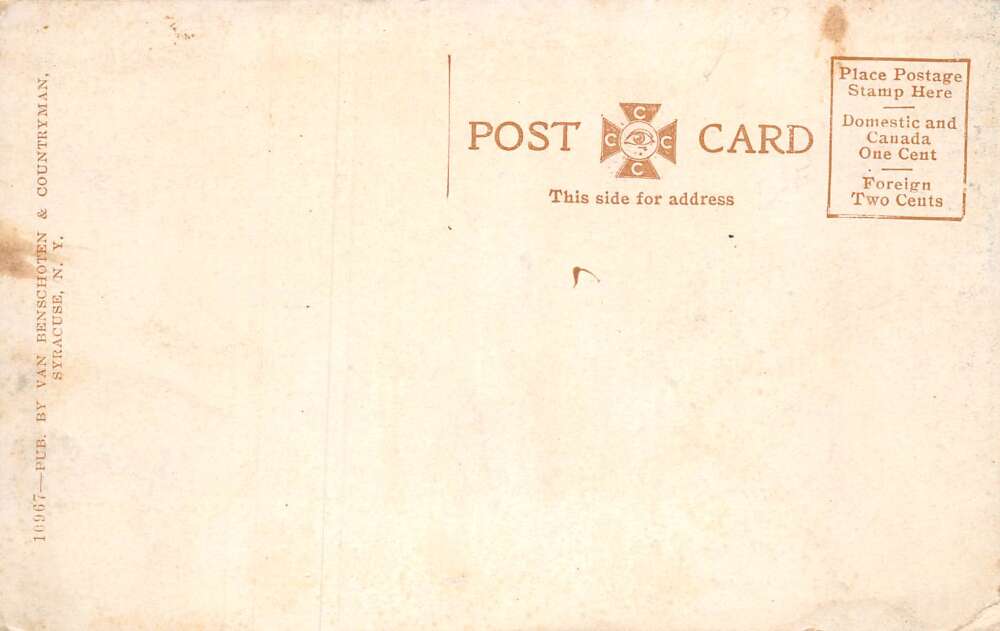 Syracuse New York The Crystal Palace Ice Cream Vintage Postcard AA77164 - Image 2