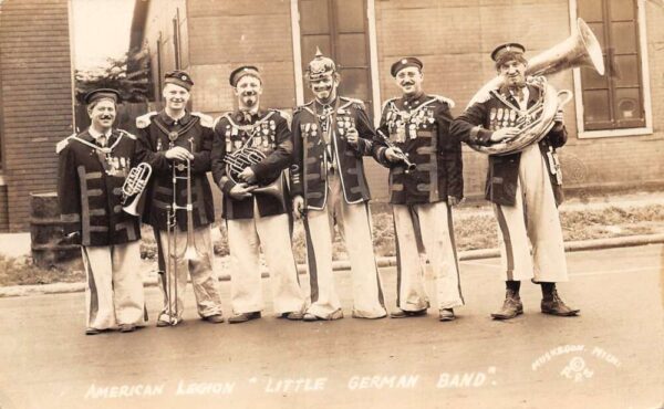 Muskegon Michigan American Legion Little German Band Real Photo Postcard AA77169