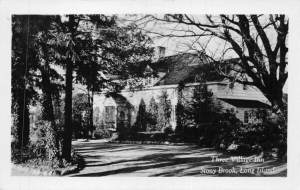 Stony brook Long Island New York Three Village Inn Real Photo Postcard AA77225
