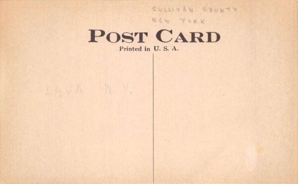 Lava New York School House Vintage Postcard AA77229 - Image 2