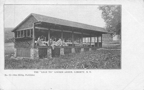 Liberty New York the Lean To Loomis Annex Vintage Postcard AA77231