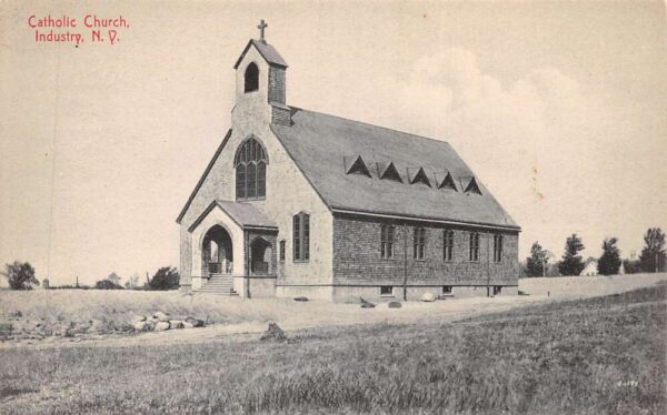 Industry New York Catholic Church Vintage Postcard AA77232