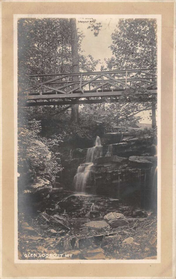Lookout Mt Tennessee The Glen Scenic View Real Photo Postcard AA77239