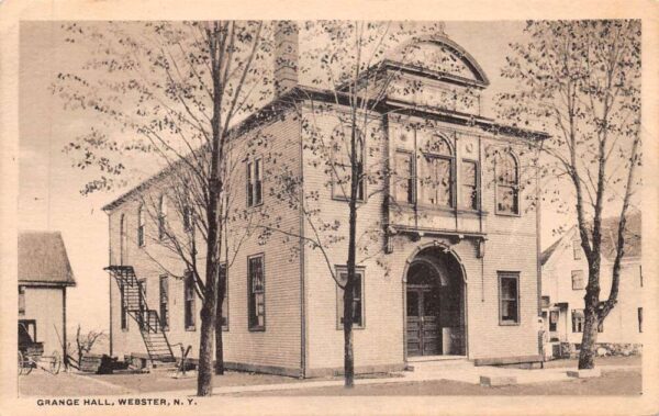 Webster New York Grange Hall Vintage Postcard AA77251
