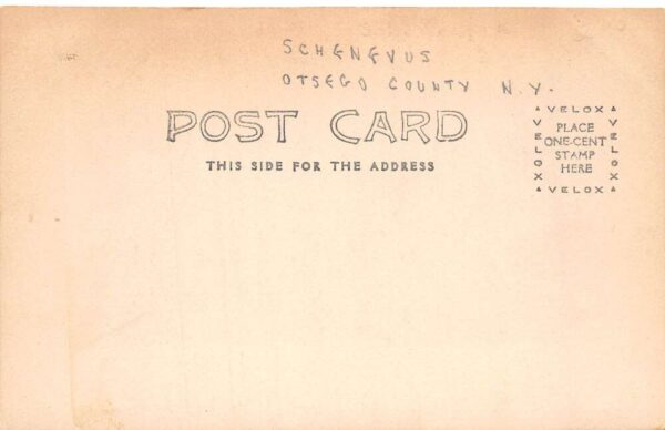 Schenevus New York Residence Real Photo Vintage Postcard AA77351 - Image 2