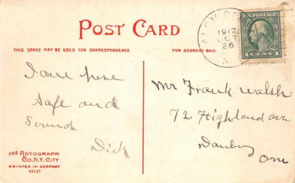 Salem Center New York Old North Salem Academy Vintage Postcard AA77358 - Image 2