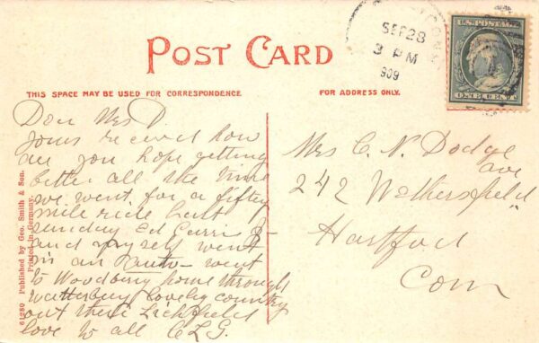 Seymour Connecticut First Woolen Mill in US Vintage Postcard AA77359 - Image 2