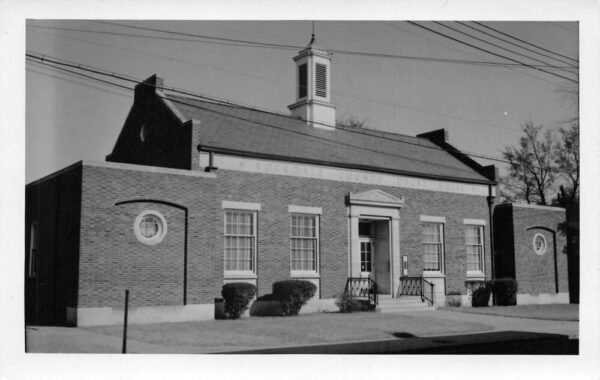 Conyers Georgia Court House Real Photo Vintage Postcard AA77363