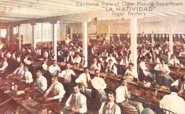 Havana Cuba Sectional View, Cigar Making Department, La Natividad, PC U15261