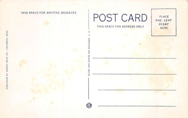 Columbia Mississippi Cotton Warehouse and Compress Vintage Postcard AA77407 - Image 2