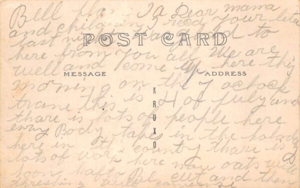 Belle Plain Iowa Reliance Brick and Tile Real Photo Vintage Postcard AA77417 - Image 2