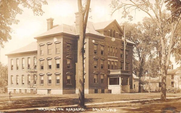 Salem New York Washington Academy Real Photo Vintage Postcard AA77444
