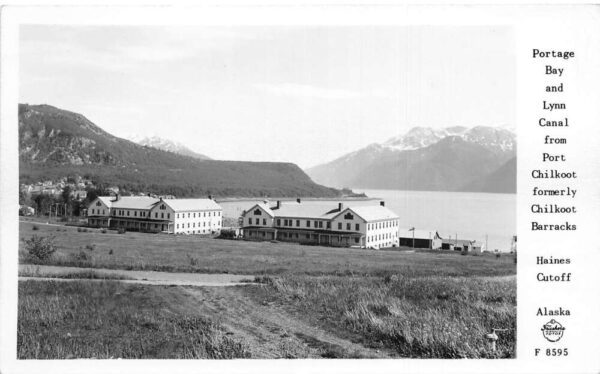 Port Chilkoot Alaska Portage Bay Frasher Real Photo Vintage Postcard AA77454