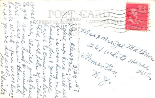 Saco Montana Legion Health Pool Entrance Real Photo Postcard AA77467 - Image 2