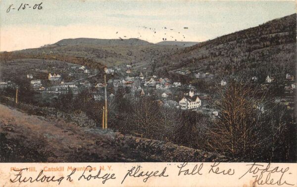 Pine Hill New York Catskill Mts Scenic View Vintage Postcard AA77481