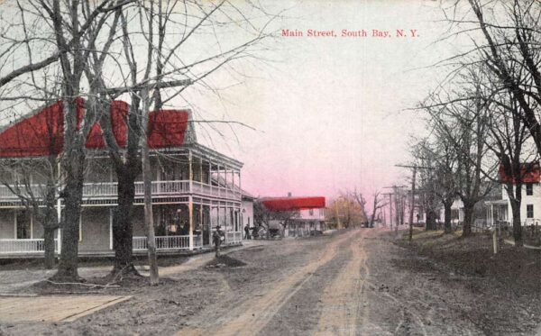 South Bay New York Main Street Vintage Postcard AA77492