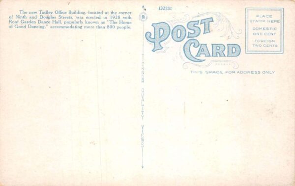 Chattanooga Tennessee DR JC Tadley Building Vintage Postcard AA77508 - Image 2