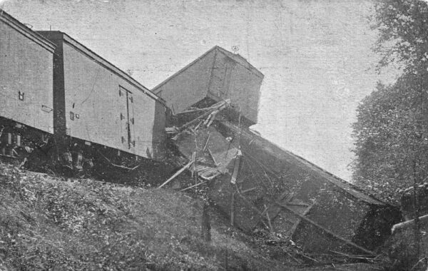 Canaan New Hampshire Train Wreck Disaster September 15 Vintage Postcard AA77512